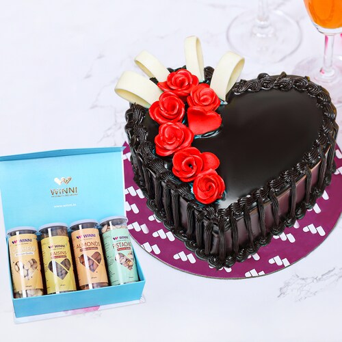 Buy Romantic Heart Love Combo