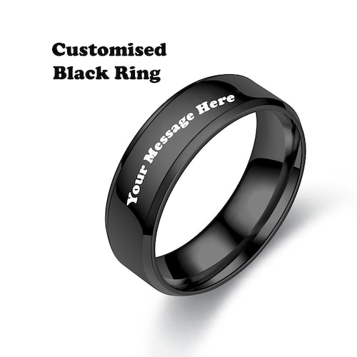 Buy Custom Black Ring