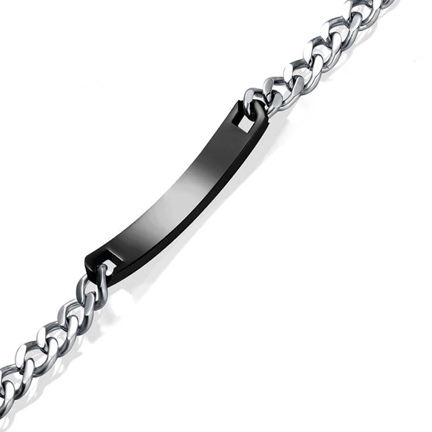 Curb Chain Bracelet For Men  Boys  Forever Silver
