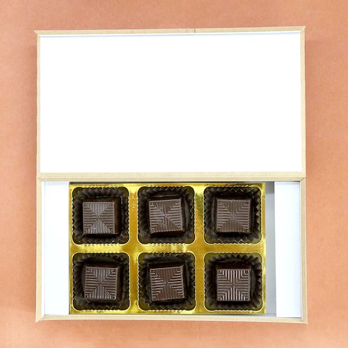 Buy Custom Logo Valentine Roasted Almond Chocolate Box 6 Units