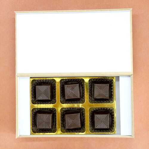 Buy Love You From Heart Roasted Almond Chocolate Box of 6 Units