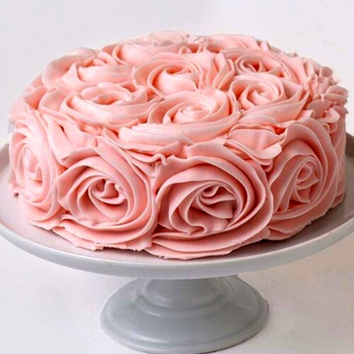 Buy Pink Rose Chocolate Cake