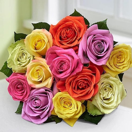Buy Assorted Roses Bouquet