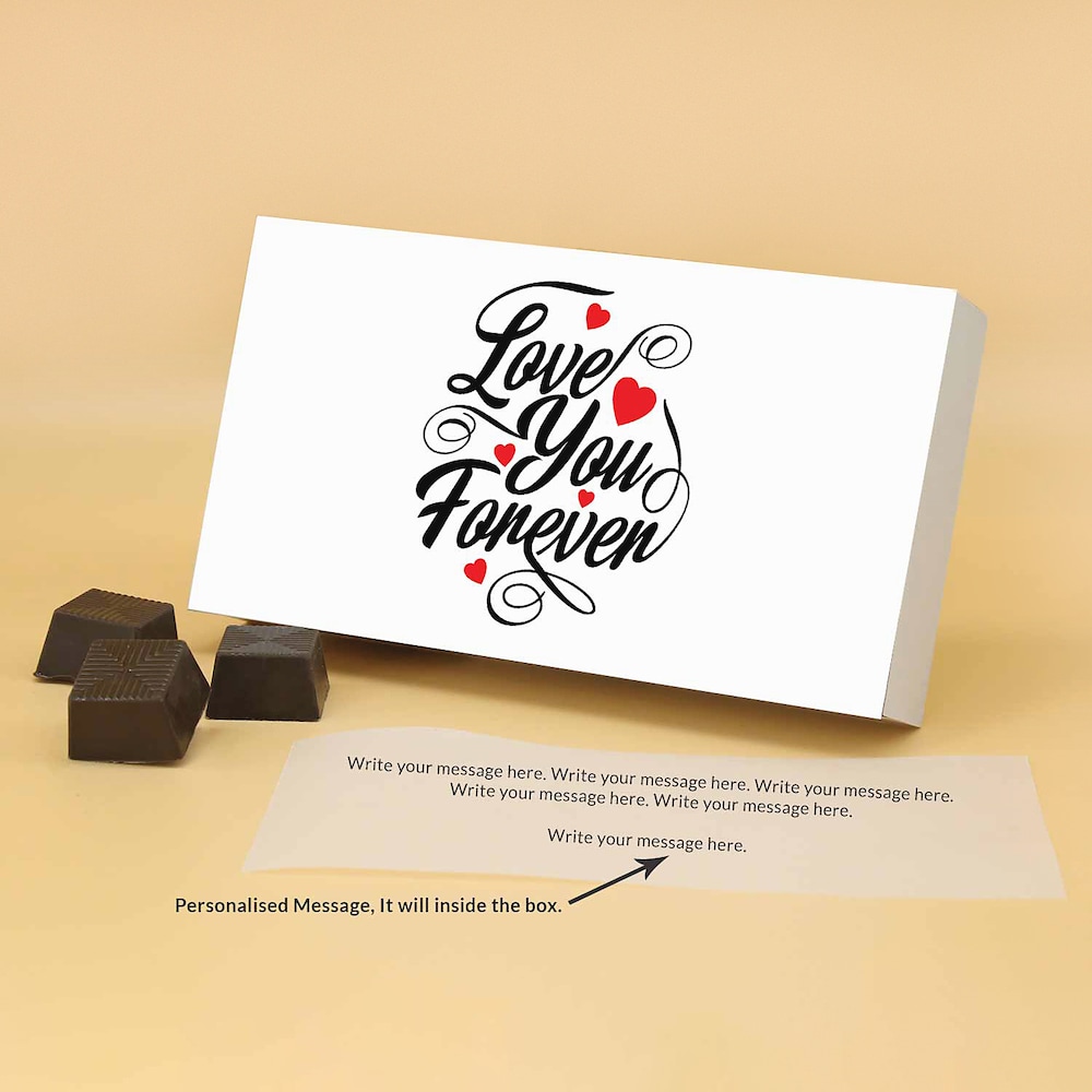 Love You Forever Roasted Almond Chocolate Box | Winni