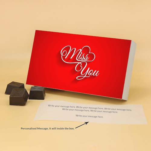 Buy Miss You Roasted Almond Chocolate Box of 6 Units