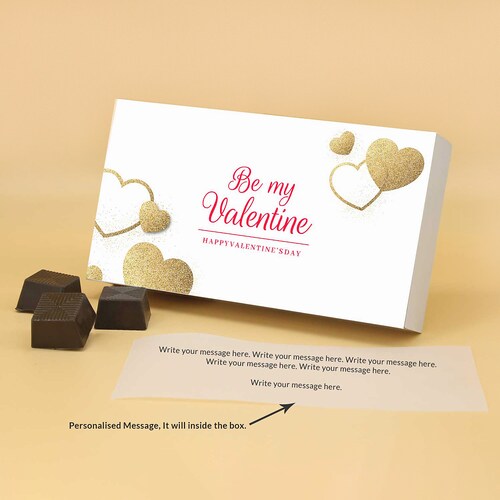 Buy Be My Valentine Roasted Almond Chocolate Box of 6 Units