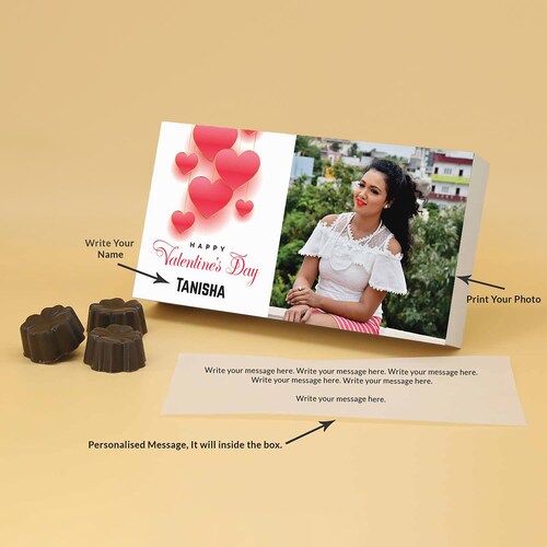 Buy Personalised Fruit & Nuts Chocolates Box of 6 Units