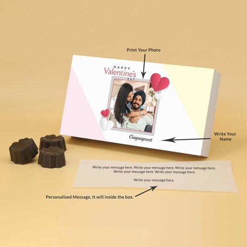 Buy Personalised Photo With Name Fruit & Nut Chocolates Box