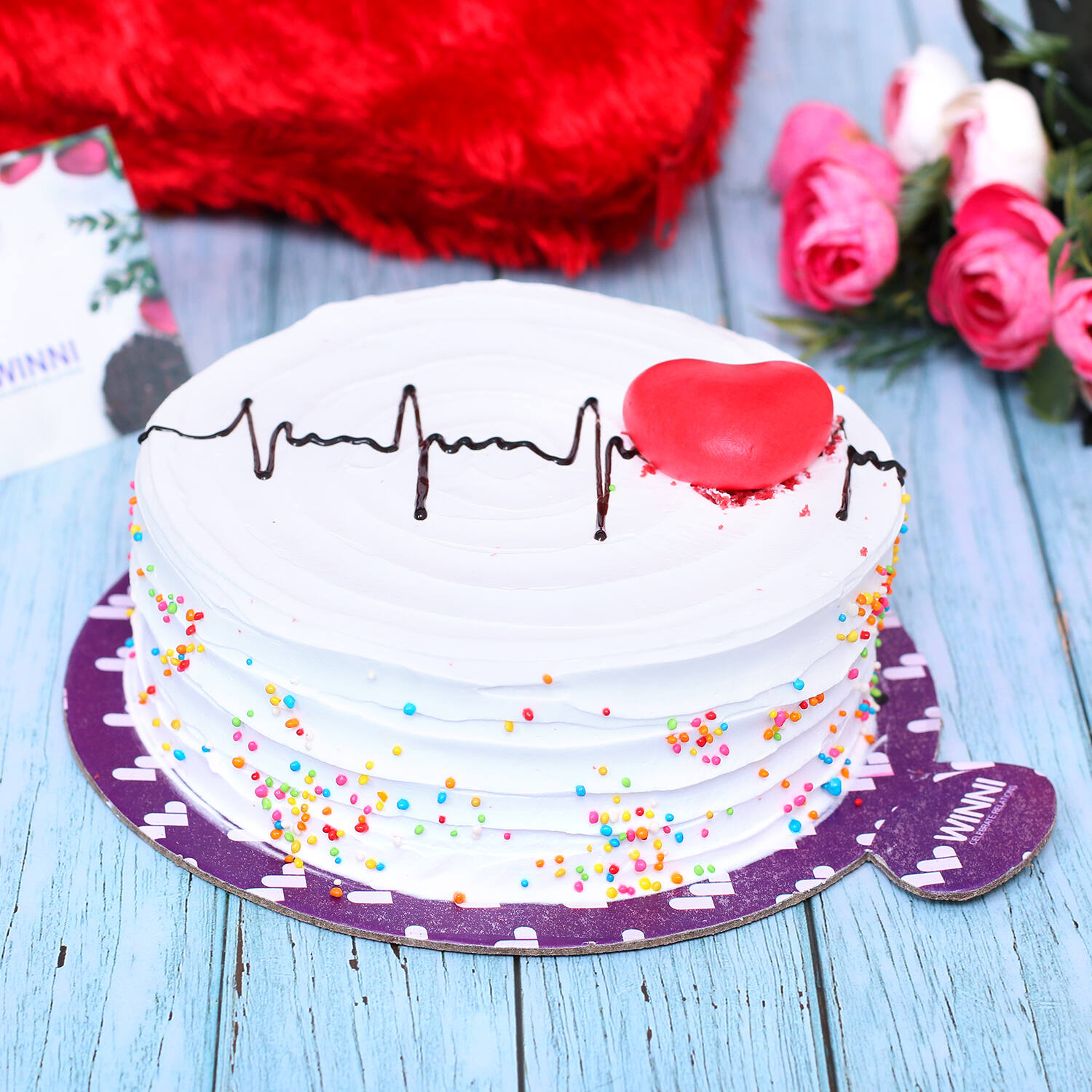 Heart Beat Cake! ❤️💓🫀 #customizedcake #simplysweercarie #starbaker #... |  TikTok