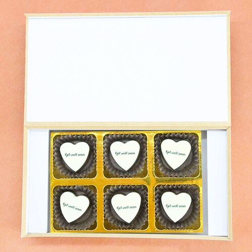 Buy Get Well Soon Heart Shaped Chocolate Box