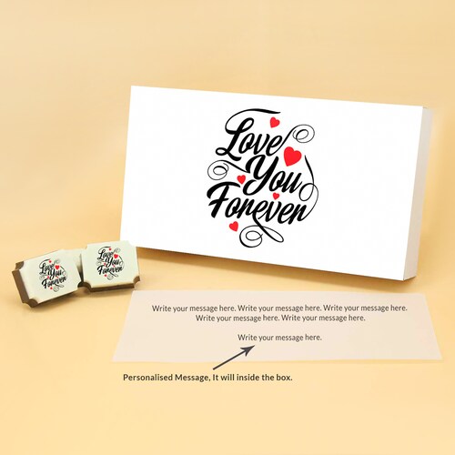 Buy Love You Forever Rectangle Shaped Chocolate Box