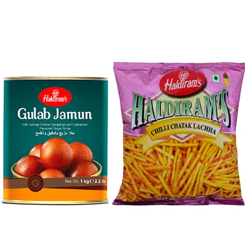 Buy Lachha Namkeen with Gulab Jamun