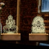Buy Lakshmi Ganesha Engraved Lamps