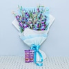 Buy Orchid Surprise Bunch With Dairy Milk