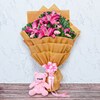 Buy Heavenly Pink Lilies and Carnation Combo