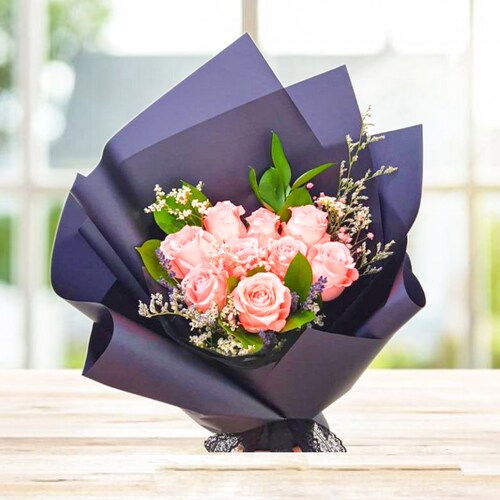 Buy Baby Pinks Roses Bunch