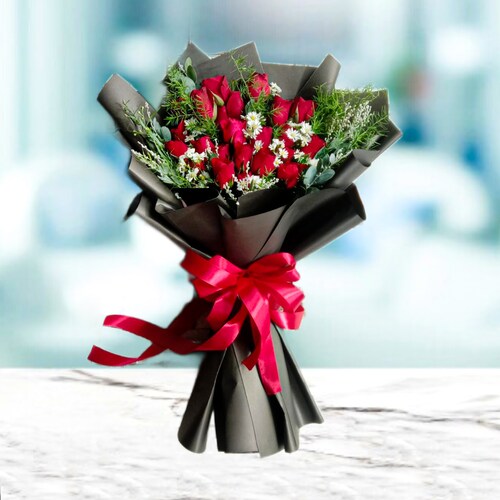 Buy Classic Red Roses Bouquet