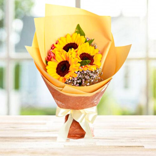 Buy Sunshine Sunflower Bouquet Greet
