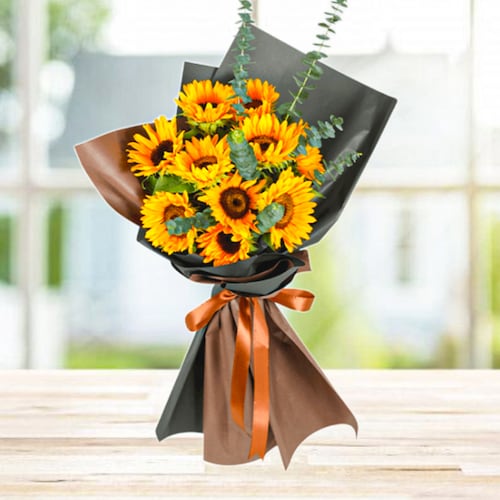 Buy Bright Sunflowers Bouquet