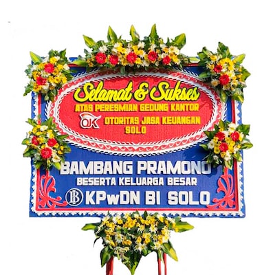 Decorative Congratulation Floral Board