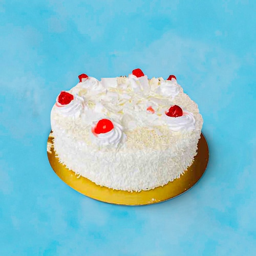 Buy Cherry Flavourful White Forest Cake