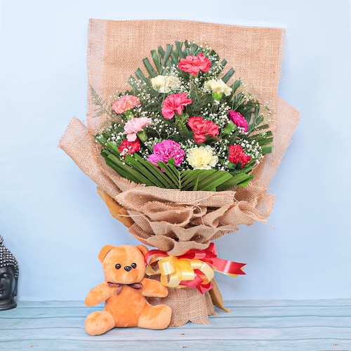 Buy Fantasy Bouquet with Teddy