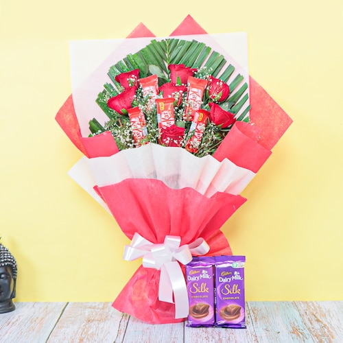 Buy Rosy Asiatic Bouquet