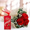 Buy Roses And Lindor Choco