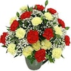 Buy Red And Yellow Mini Carnations