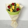 Buy Red And Yellow Roses Bouquet