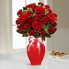 Buy Roses And Carnations In A Vase