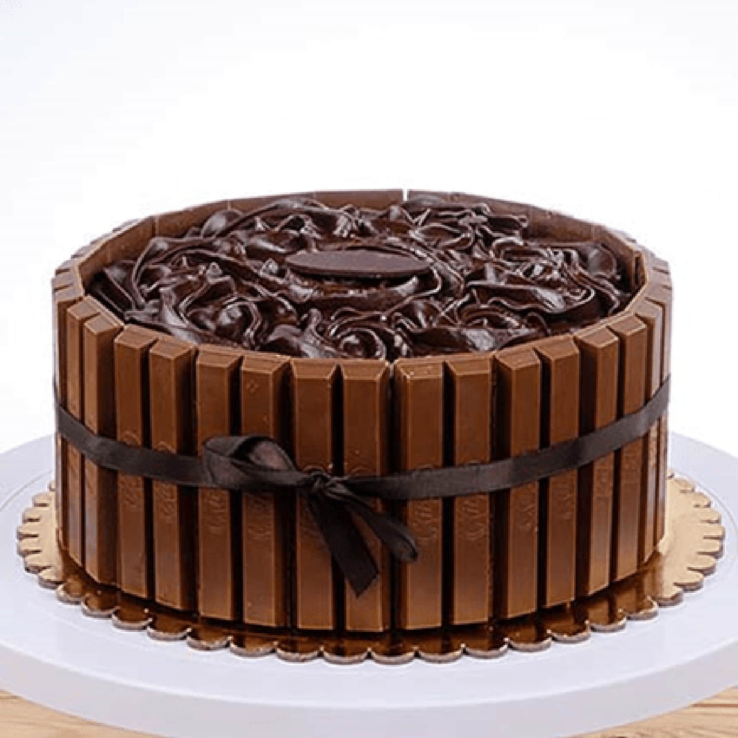Chocolate cake with marzipan and chocolate decoration – Creative Chef Danish