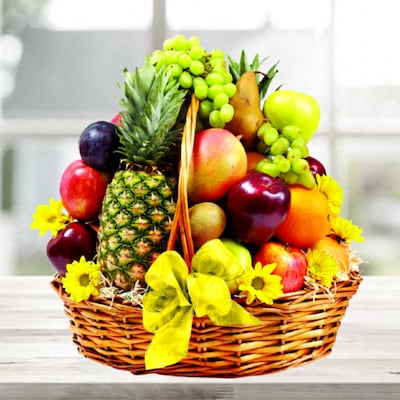 Festive Hamper Of Fruits