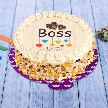 Order Boss Day Cake | Send Boss Cake Online | Winni