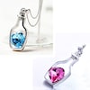 Buy Rosy And Blue Heart Necklace