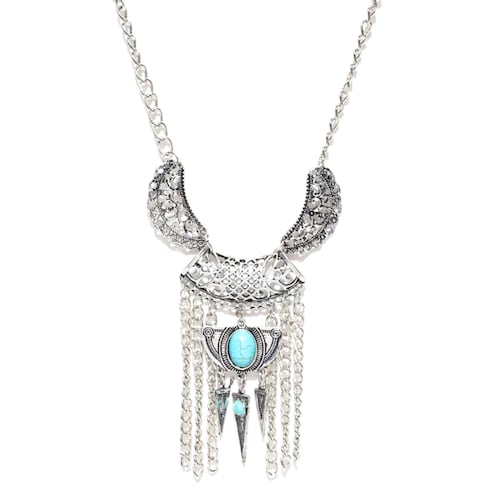 Buy Dazzling Silver Necklace