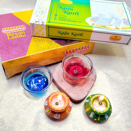 Buy Sweets Delights With Diyas