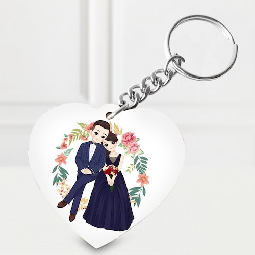 Buy Cutie Wedding Couple Keychain