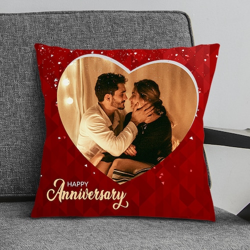 Buy Personalized  Anniversary Cushion