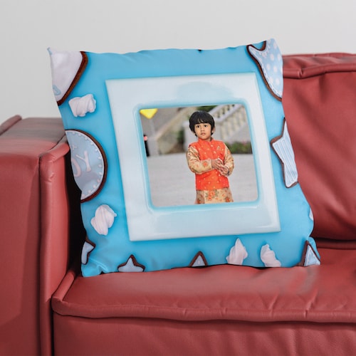 Buy Personalized Twinkly Star Cushion