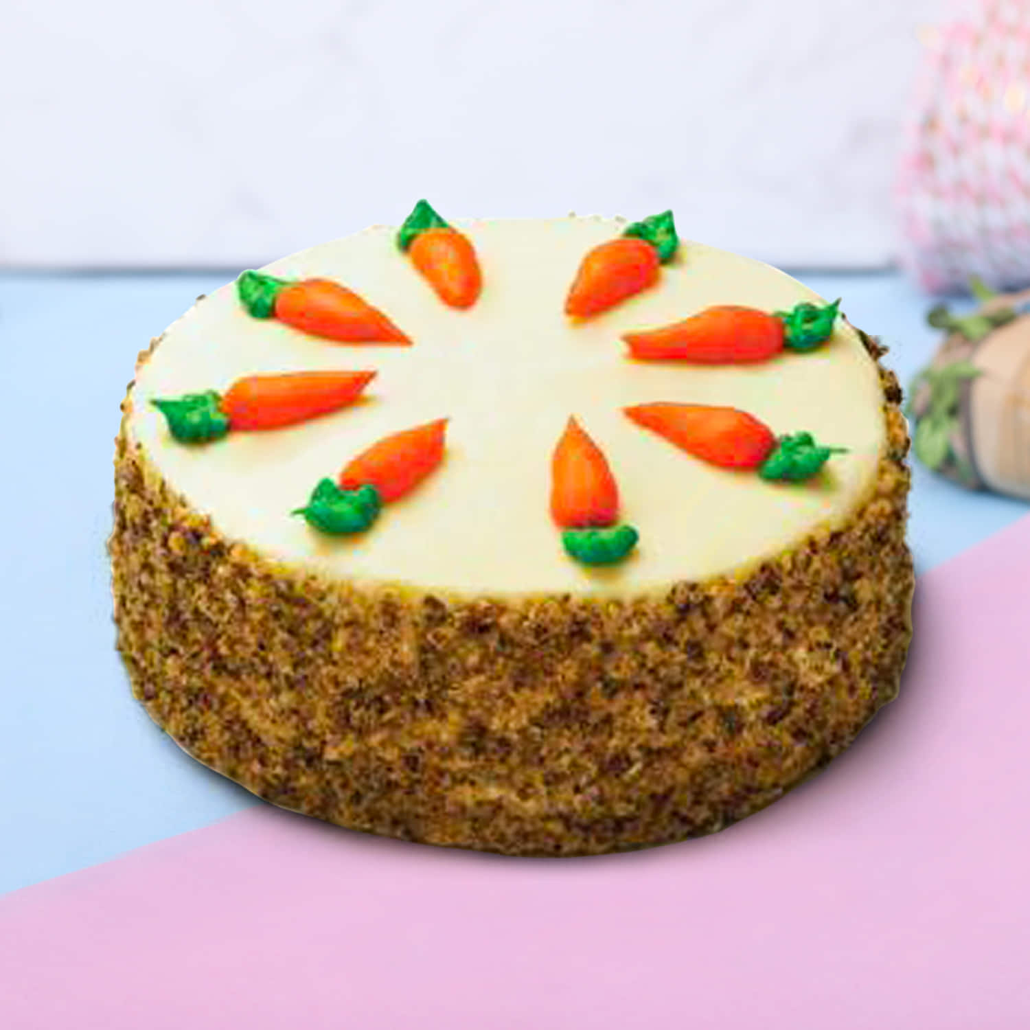 Carrot Cake Recipe with Walnuts and Raisins | Easy Carrot Cake Recipe -  YouTube