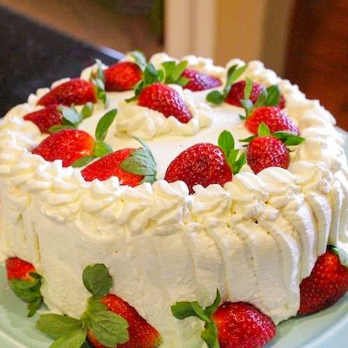 Buy Strawberry Fruit Cake