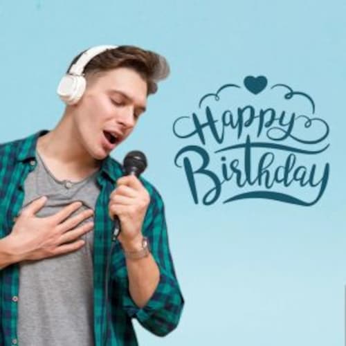 Buy Birthday Amusing Singer Song