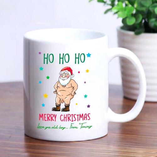 Buy Ho Ho Ho XMas Personalised Mug