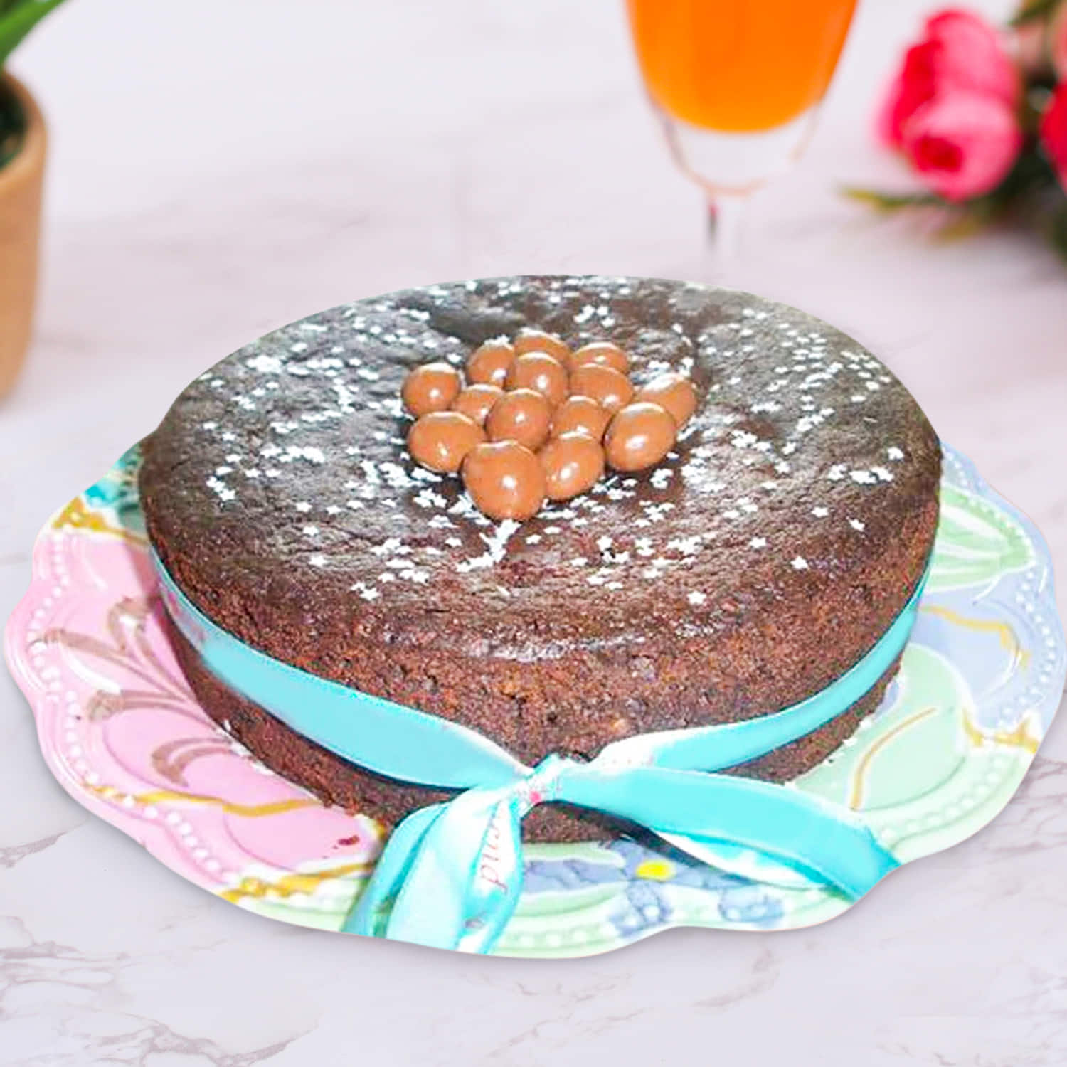 Plum Cake with Marzipan & Fondant – Brownie Point India