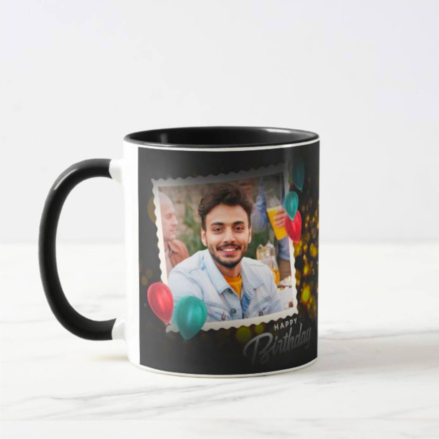 ME&YOU Birthday Special Gift for Boyfriend, Birthday Gift for Boyfriend,Husband|  Happy Birthday Printed Cushion and Coffee Mug