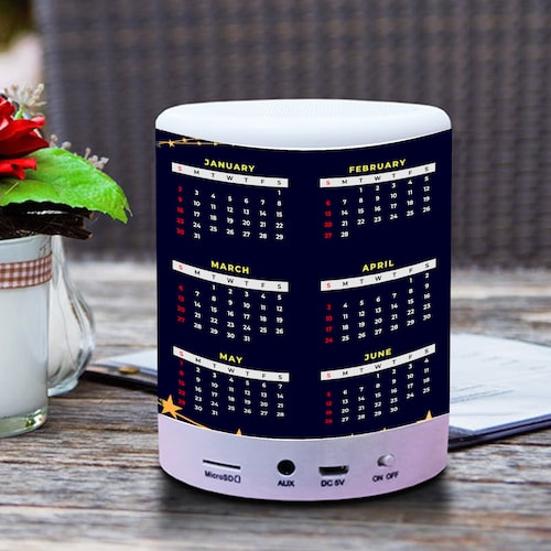 Buy Blue Theme Personalized Bluetooth Speaker