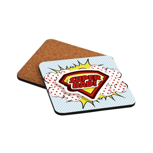 Buy Super Dad Bar Coasters
