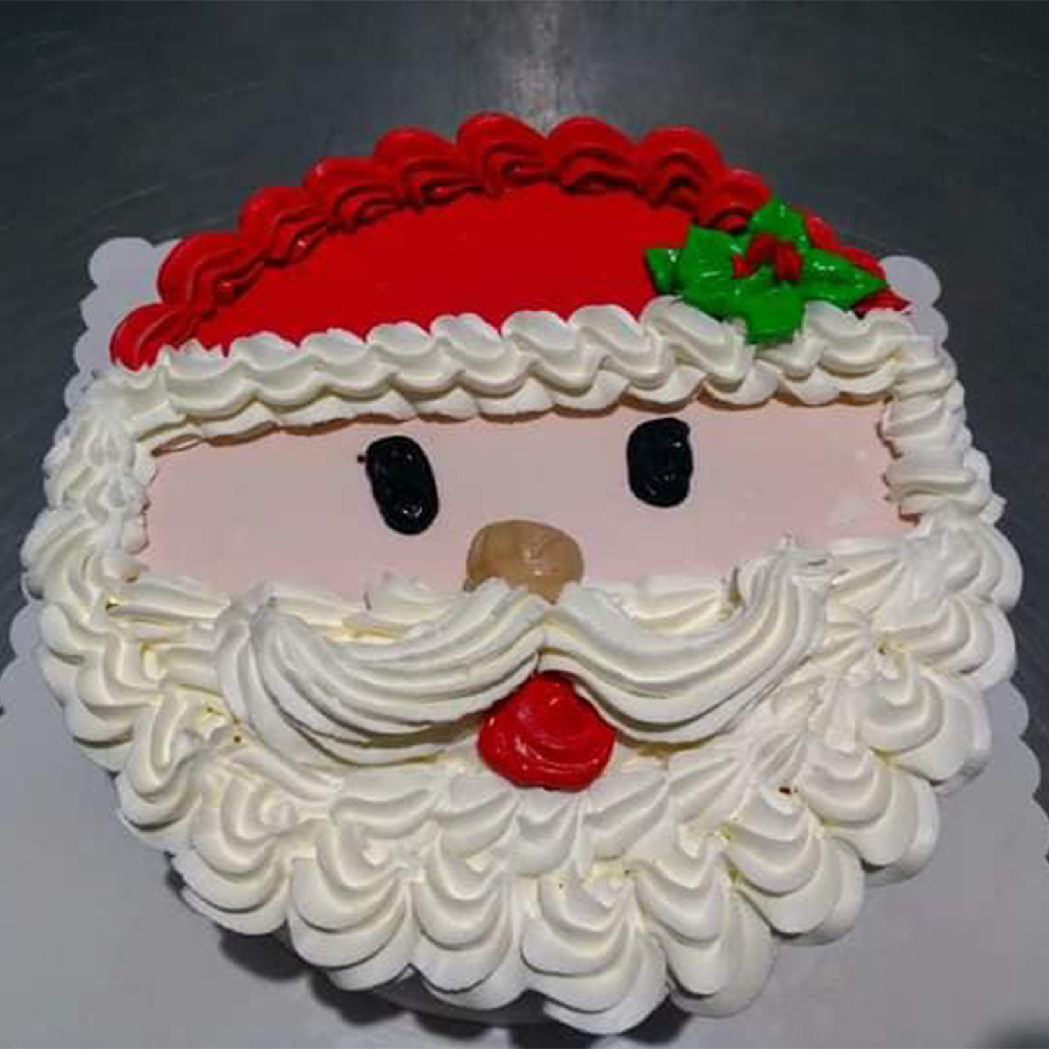 Santa FaceDrawing - We Create Delicious Memories - Oakmont Bakery