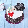 Buy Happy New Year 2022 Black Forest Cake